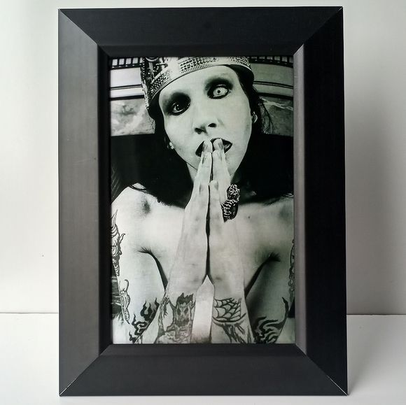Marilyn Manson Edgy Metal Gothic Rock Edgy Music Morvid Dark Superstar Home Deco - Picture 5 of 5